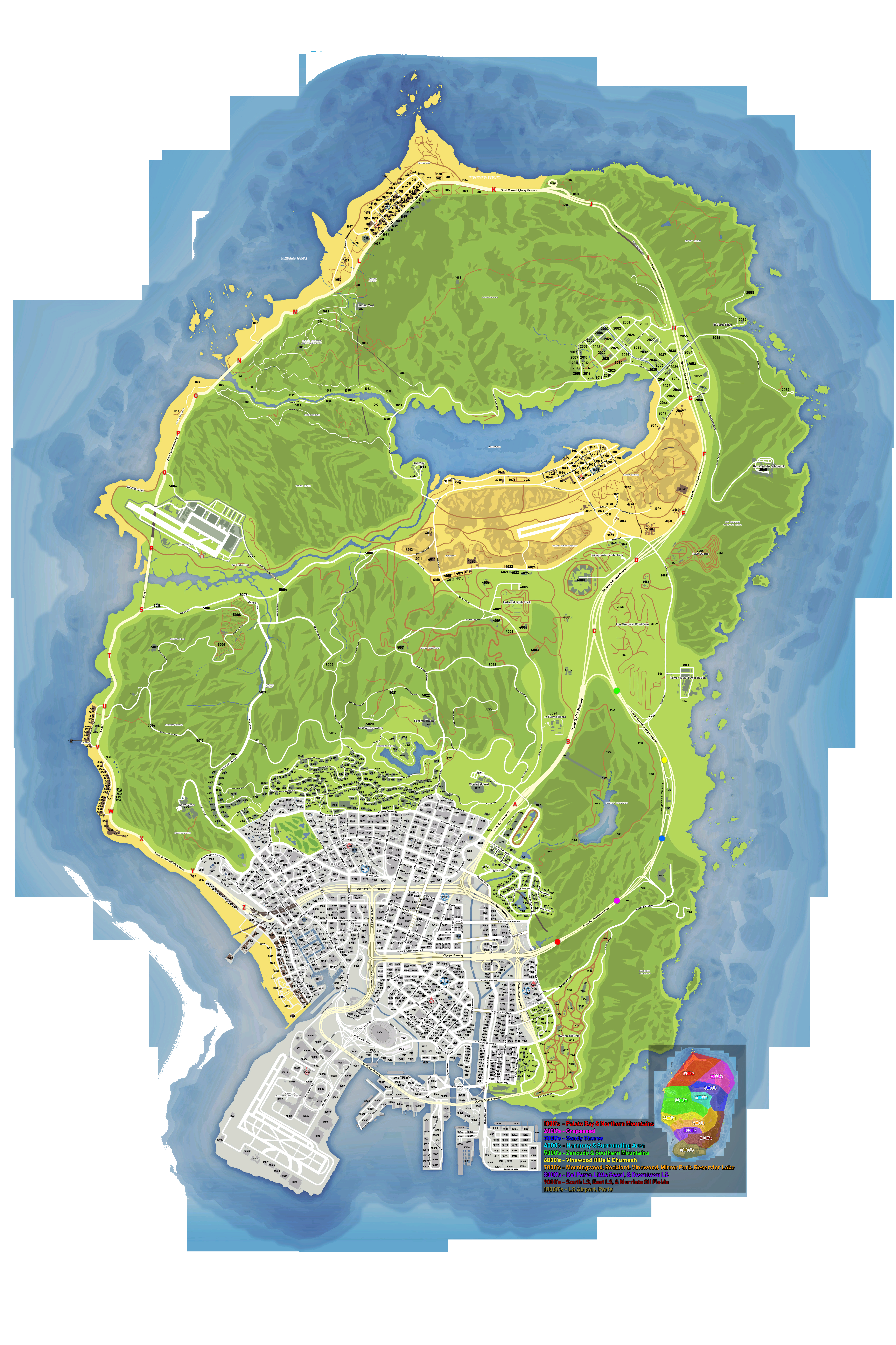 Statewide Roleplay city map